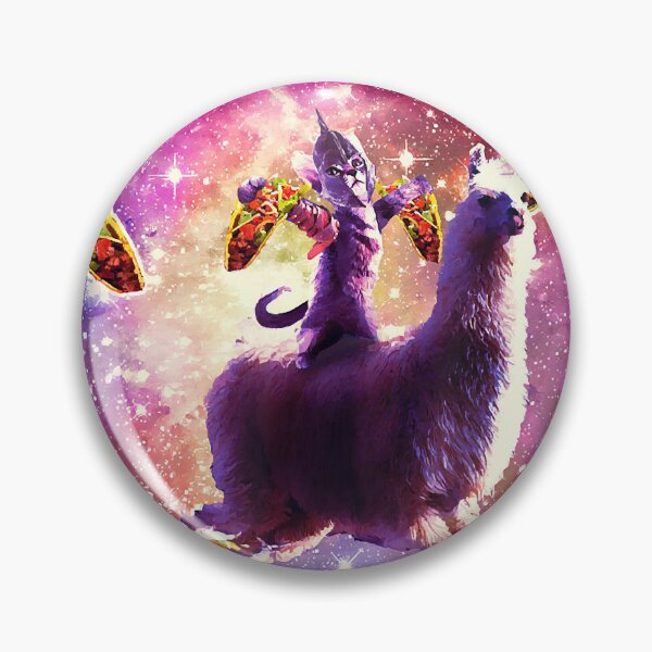 Item preview, Warrior Space Cat On Llama Unicorn designed and sold by AcidAriStore.