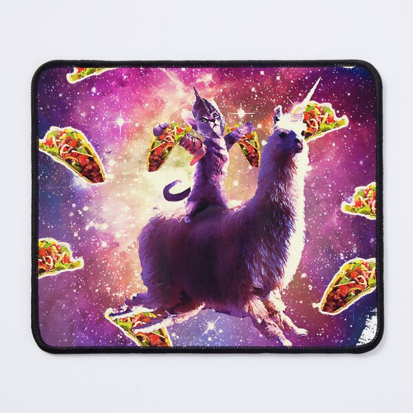 Item preview, Warrior Space Cat On Llama Unicorn designed and sold by AcidAriStore.