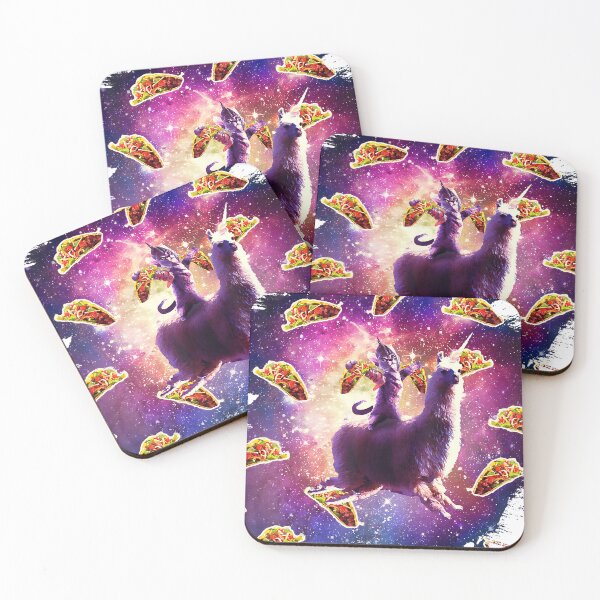 Item preview, Warrior Space Cat On Llama Unicorn designed and sold by AcidAriStore.