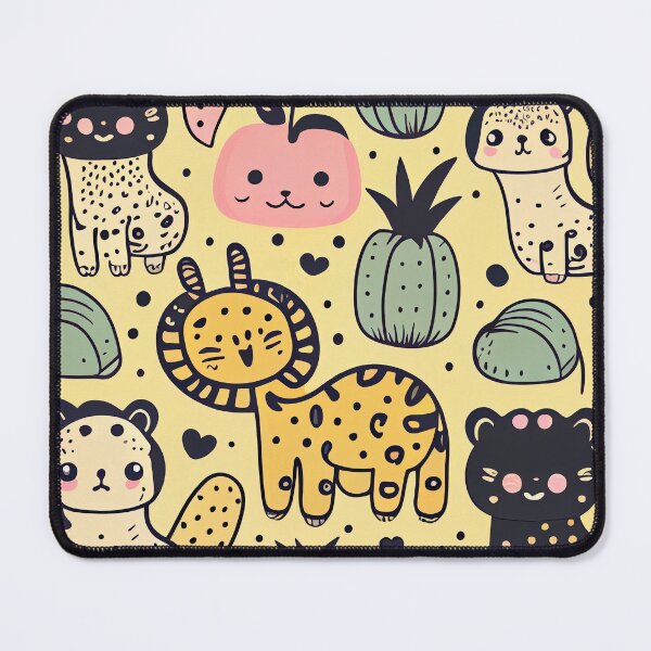 Item preview, Fine Kawaii Exotic Animal Print Pattern Digital Painting designed and sold by CodeAndColors.