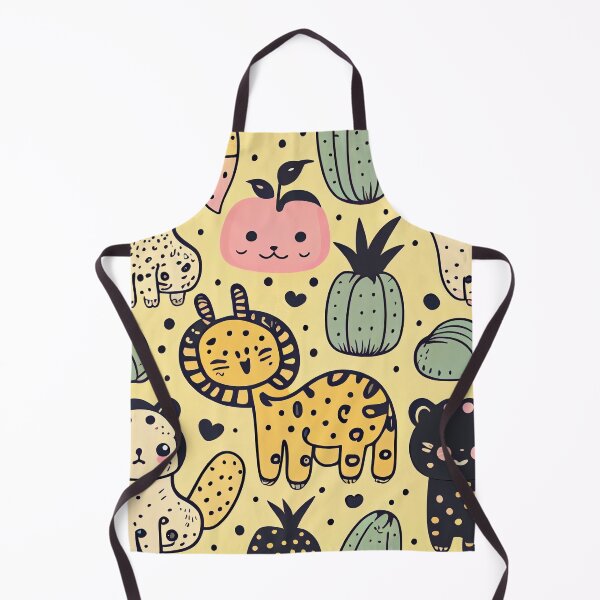 Item preview, Fine Kawaii Exotic Animal Print Pattern Digital Painting designed and sold by CodeAndColors.