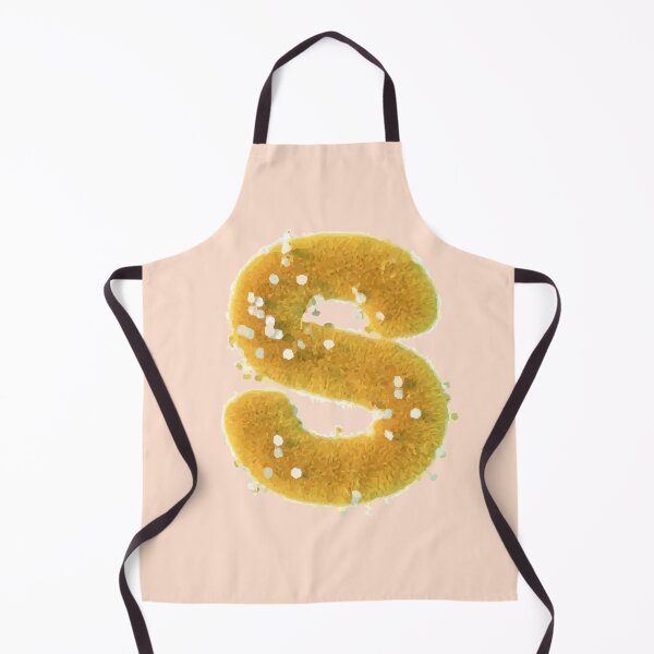 Item preview, Letter S with yellow grass and flowers uppercase white background designed and sold by Mahe-Art.