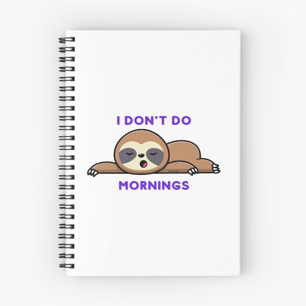 Item preview, I don't do mornings | designed and sold by YS-Prints.