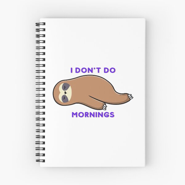 Item preview, I don't do mornings | designed and sold by YS-Prints.