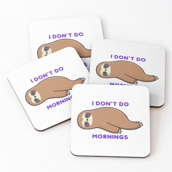 Item preview, I don't do mornings | designed and sold by YS-Prints.