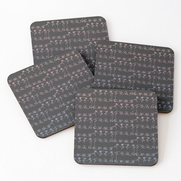 Item preview, BTS LOVE YOURSELF seamless pattern designed and sold by sunshine4dsoul.