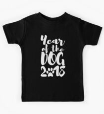 Year Of The Dog 2018 Kids Tee