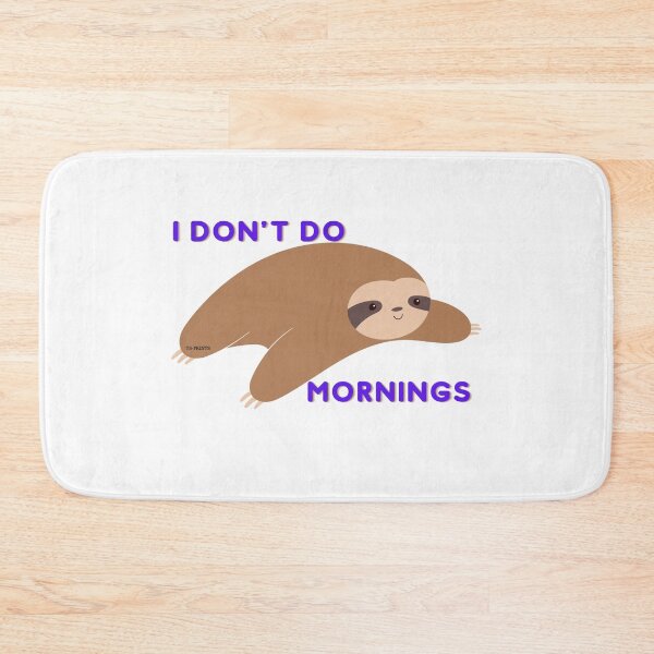 Item preview, I don't do mornings | designed and sold by YS-Prints.