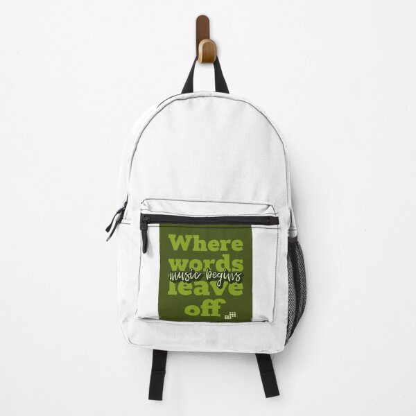 Item preview, Where words leave off. Music begins. designed and sold by stepstogreen.