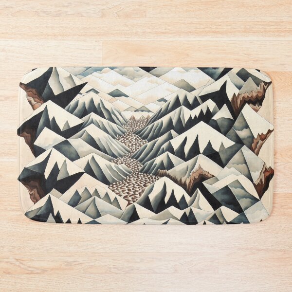 Item preview, Tessellating Mountain Pattern designed and sold by DougalWear.