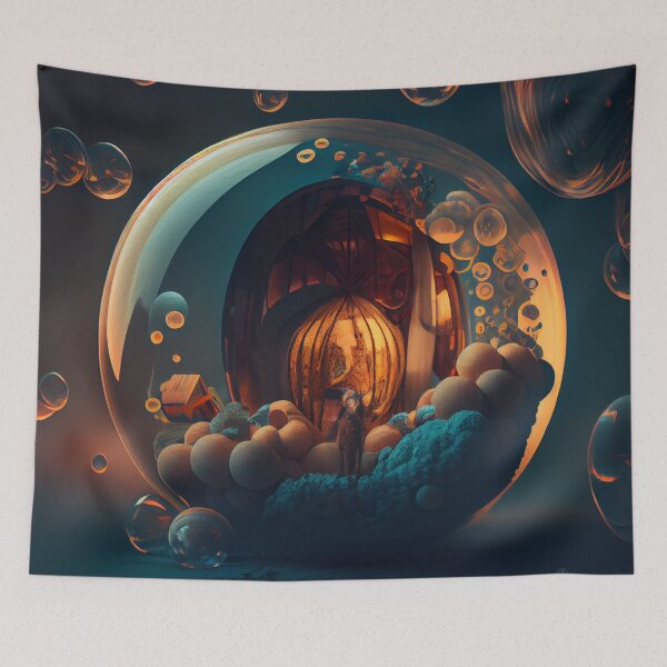 Item preview, The Ephemeral Voluminous Conundrum Digital Painting designed and sold by CodeAndColors.