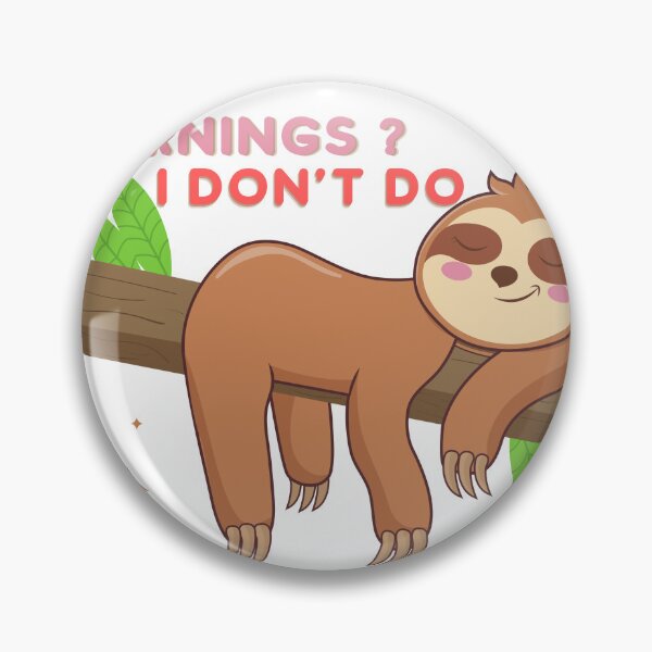 Item preview, I don't do mornings | designed and sold by YS-Prints.