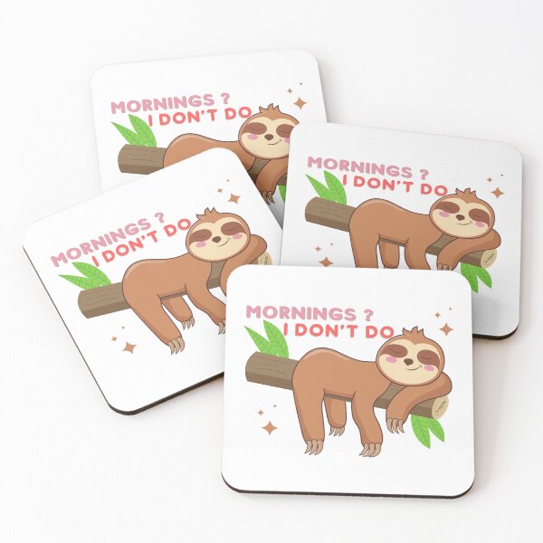 Item preview, I don't do mornings | designed and sold by YS-Prints.