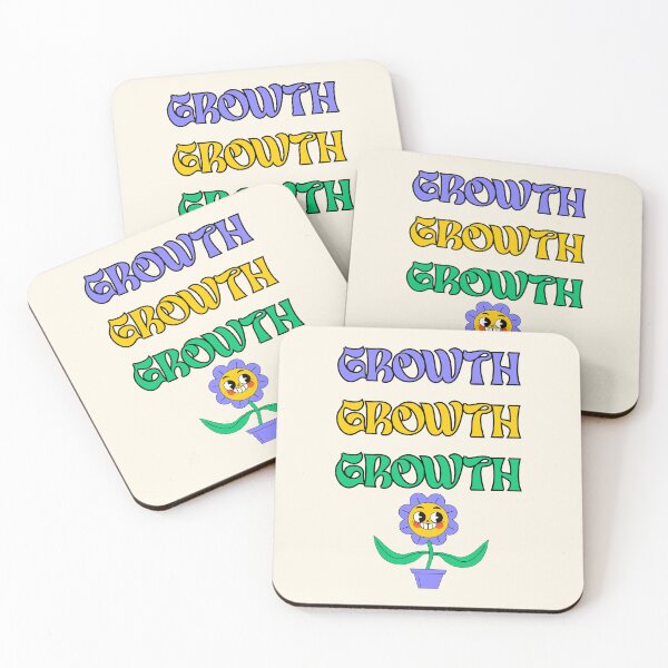 Item preview, Growth Positive Smiling Flower Purple designed and sold by everything4eva.