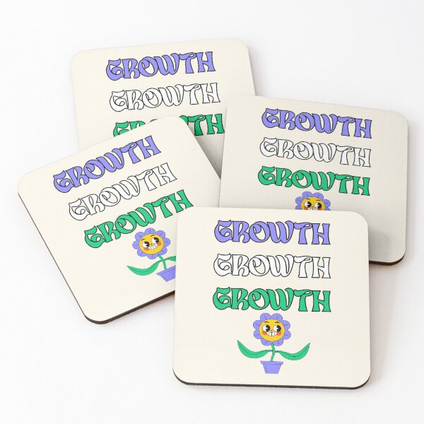 Item preview, Growth Positive Smiling Flower Purple designed and sold by everything4eva.