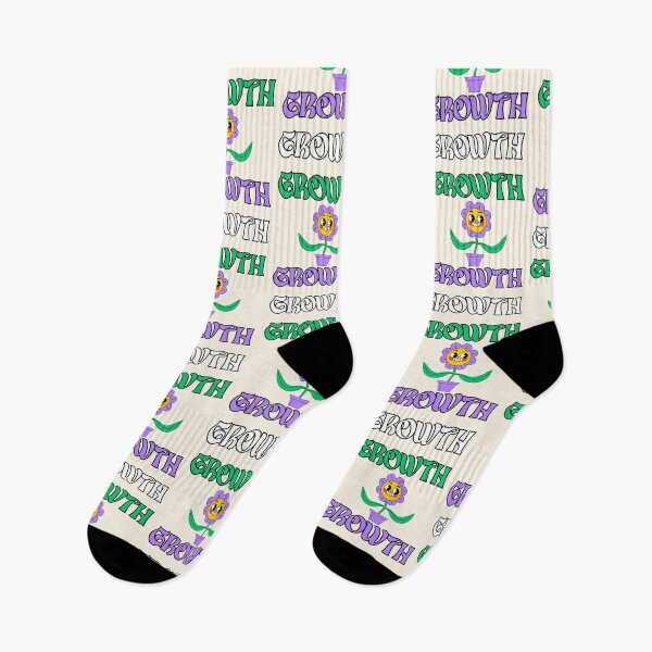 Item preview, Growth Positive Smiling Flower Purple designed and sold by everything4eva.
