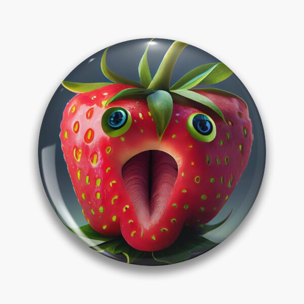 Item preview, Vibrant Strawberry Nose Digital Painting designed and sold by CodeAndColors.