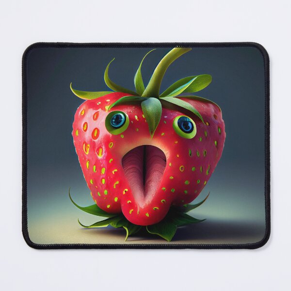 Item preview, Vibrant Strawberry Nose Digital Painting designed and sold by CodeAndColors.