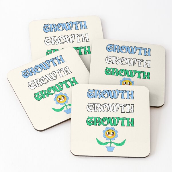 Item preview, Growth Positive Smiling Flower Blue designed and sold by everything4eva.