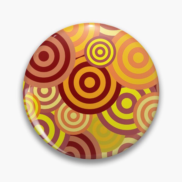 Item preview, ABSTRACT MULTICOLORED RETRO CIRCLES designed and sold by KatisDesign.