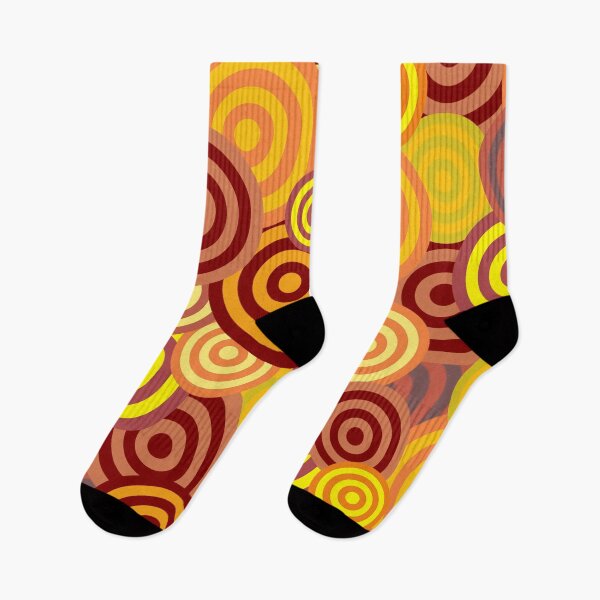 Item preview, ABSTRACT MULTICOLORED RETRO CIRCLES designed and sold by KatisDesign.
