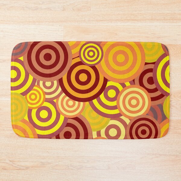 Item preview, ABSTRACT MULTICOLORED RETRO CIRCLES designed and sold by KatisDesign.