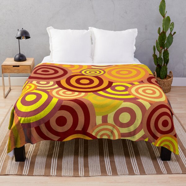 Item preview, ABSTRACT MULTICOLORED RETRO CIRCLES designed and sold by KatisDesign.
