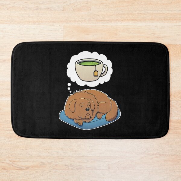 Item preview, Tibetan Mastiff dreaming about Green Tea designed and sold by DoggieDelights.