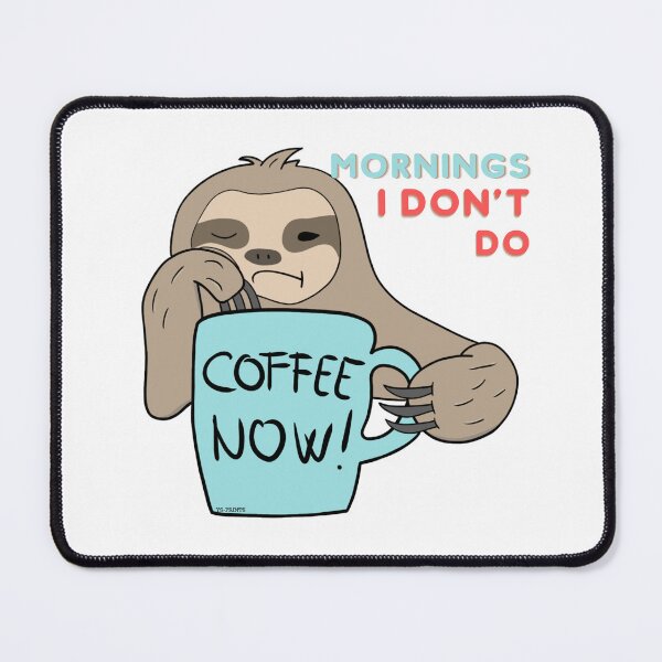 Item preview, I don't do mornings | designed and sold by YS-Prints.
