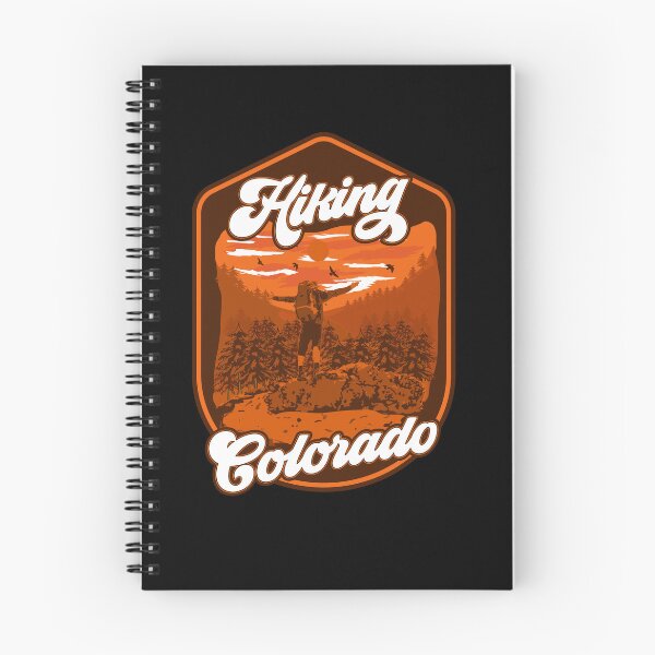 Item preview, Hiking vintage badge Colorado designed and sold by HomeCoquette.