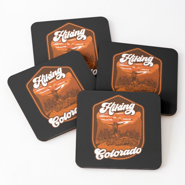 Item preview, Hiking vintage badge Colorado designed and sold by HomeCoquette.