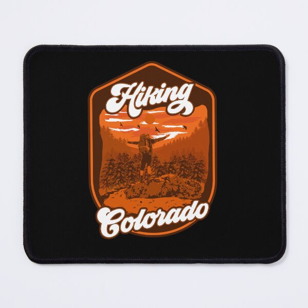 Item preview, Hiking vintage badge Colorado designed and sold by HomeCoquette.