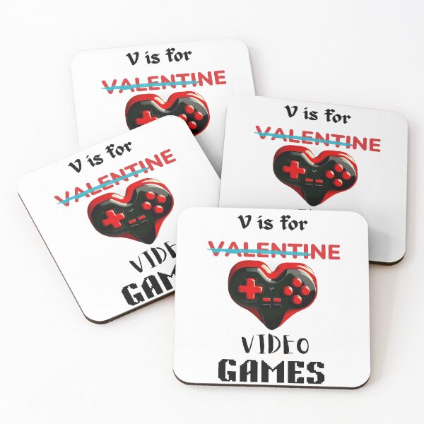 Item preview, Valentines Day Boys Kids Son V Is For Video Games Gamer Boy  designed and sold by Bird-Forest.
