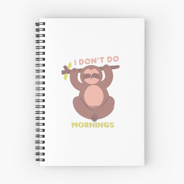 Item preview, I don't do mornings | designed and sold by YS-Prints.