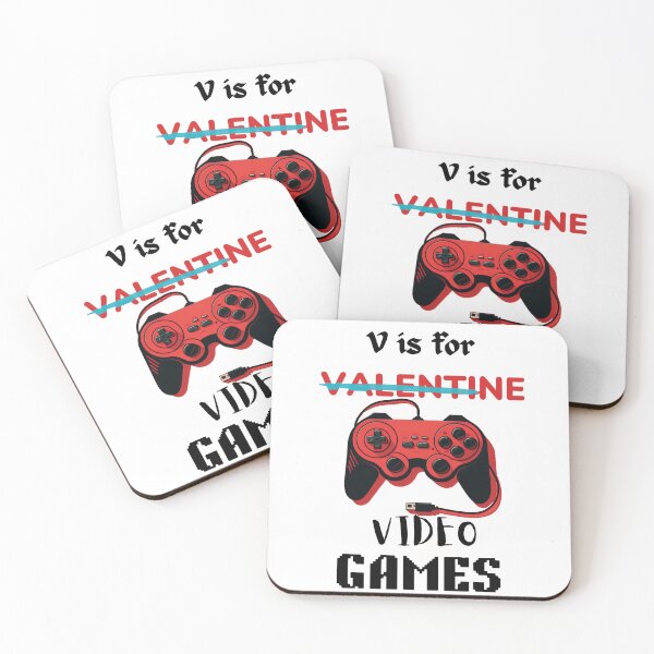 Item preview, Valentines Day Boys Kids Son V Is For Video Games Gamer Boy  designed and sold by Bird-Forest.