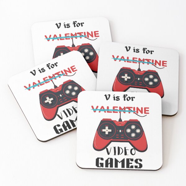 Item preview, Valentines Day Boys Kids Son V Is For Video Games Gamer Boy  designed and sold by Bird-Forest.