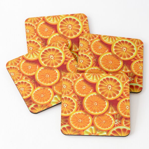 Item preview, Happy Brilliant Orange Saturated Natural Pattern Digital Painting designed and sold by CodeAndColors.