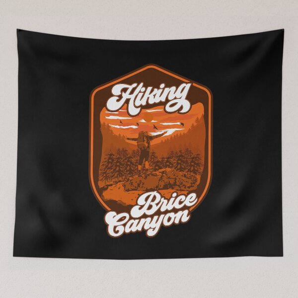 Item preview, Hiking vintage badge Brice Canyon designed and sold by HomeCoquette.