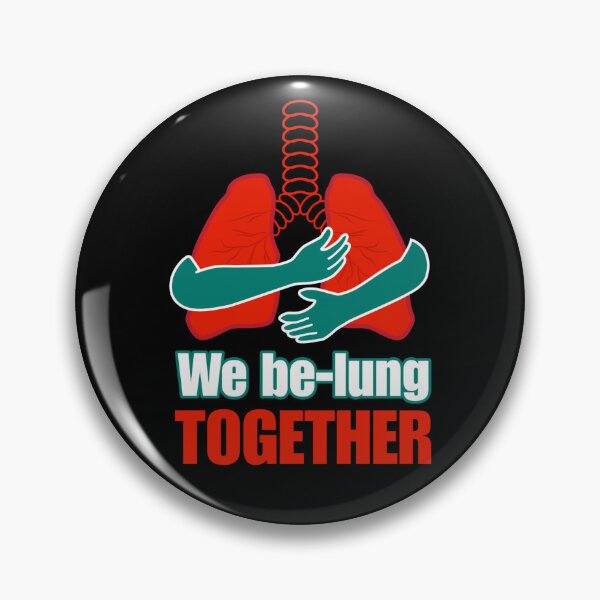 Item preview, We Be-Lung Together, funny valentine quote, funny doctor design, pulmonology designed and sold by doctors-apparel.