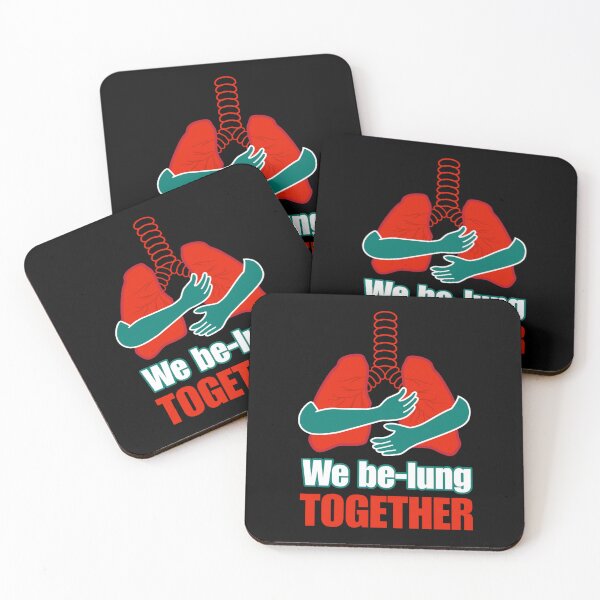 Item preview, We Be-Lung Together, funny valentine quote, funny doctor design, pulmonology designed and sold by doctors-apparel.