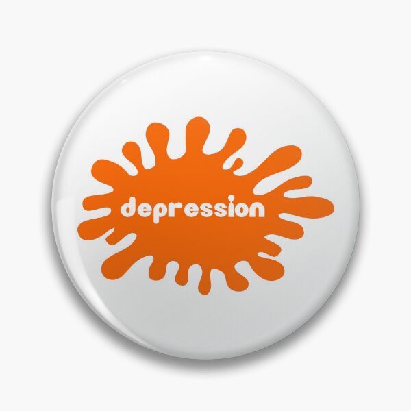 Item preview, Depression Orange Splat Logo Parody designed and sold by everything4eva.