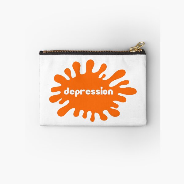 Item preview, Depression Orange Splat Logo Parody designed and sold by everything4eva.
