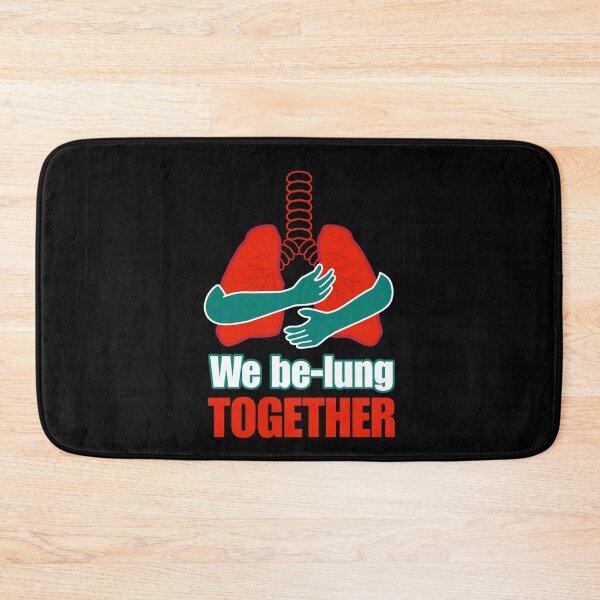 Item preview, We Be-Lung Together, funny valentine quote, funny doctor design, pulmonology designed and sold by doctors-apparel.