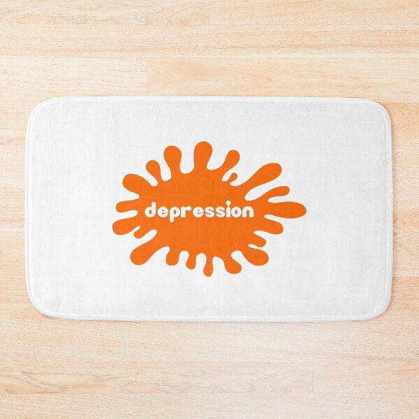 Item preview, Depression Orange Splat Logo Parody designed and sold by everything4eva.