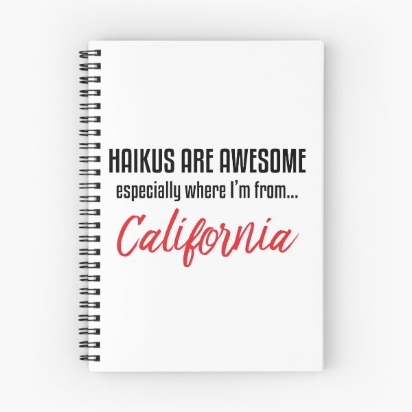Item preview, Haikus Are Awesome - California Edition designed and sold by theredteacup.