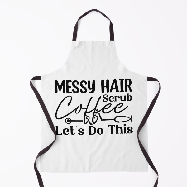 Item preview, Messy Hair Scrub Coffee - Nurses t-shirt designed and sold by layersofmee.