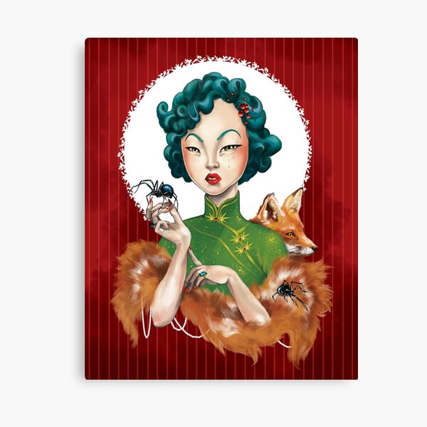 Black Widow Canvas Print