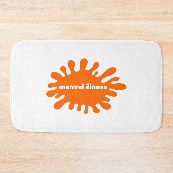 Item preview, Mental Illness Orange Splat Logo Parody designed and sold by everything4eva.