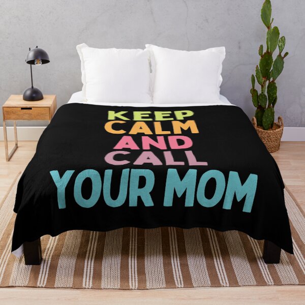 Item preview, Keep Calm And Call Your Mom - Aesthetic Cool Retro Summer Vintage Color Gradient designed and sold by AlleminDesign.