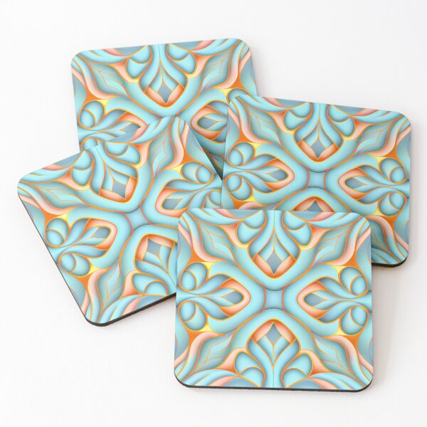 Artikelvorschau, Dynamic Pastel Transitional Pattern Digital Painting entworfen und verkauft von CodeAndColors.